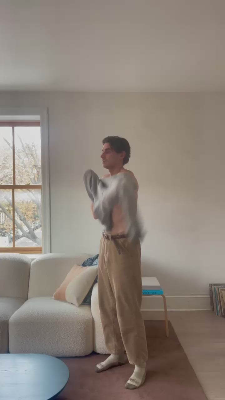 Lightweight Performance Quarter-Zip in Grey